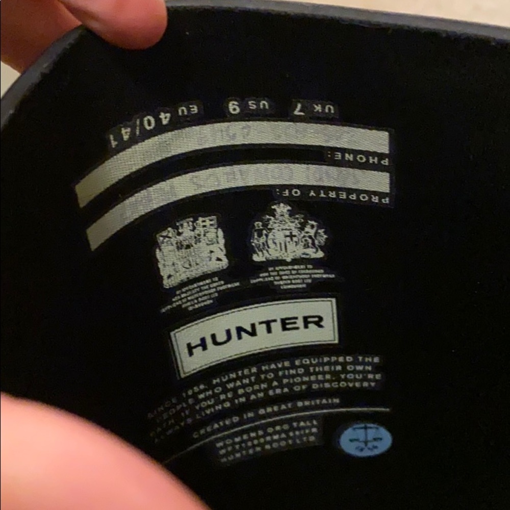Tall Hunter boots - EXCELLENT condition! - Picture 5 of 6